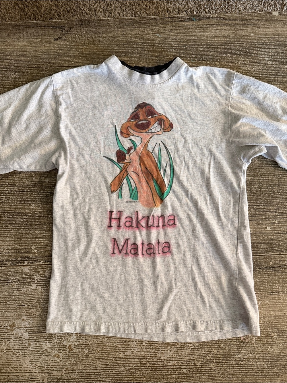 Disney Vintage Lion King Timon Hakuna Matata graphic t-shirt